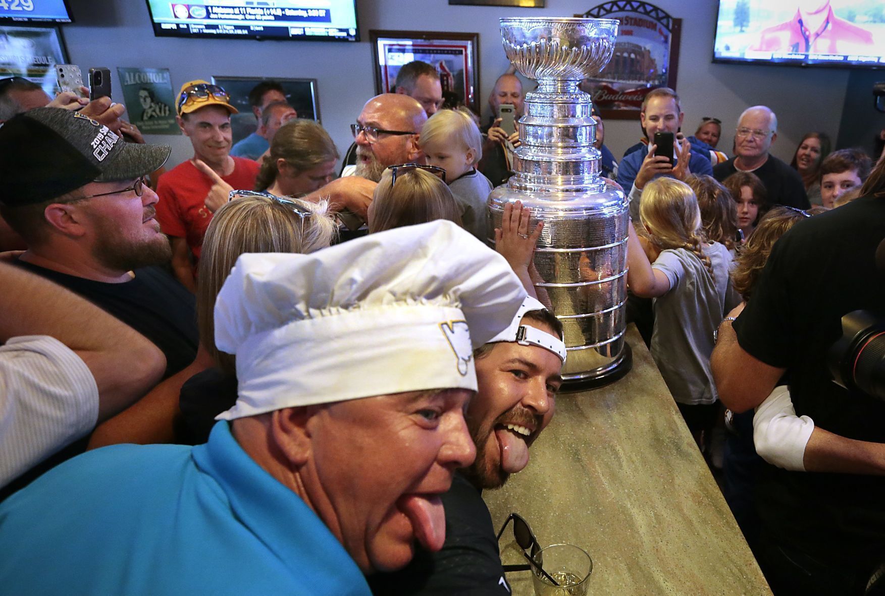 Pat Maroon brings home the Stanley Cup